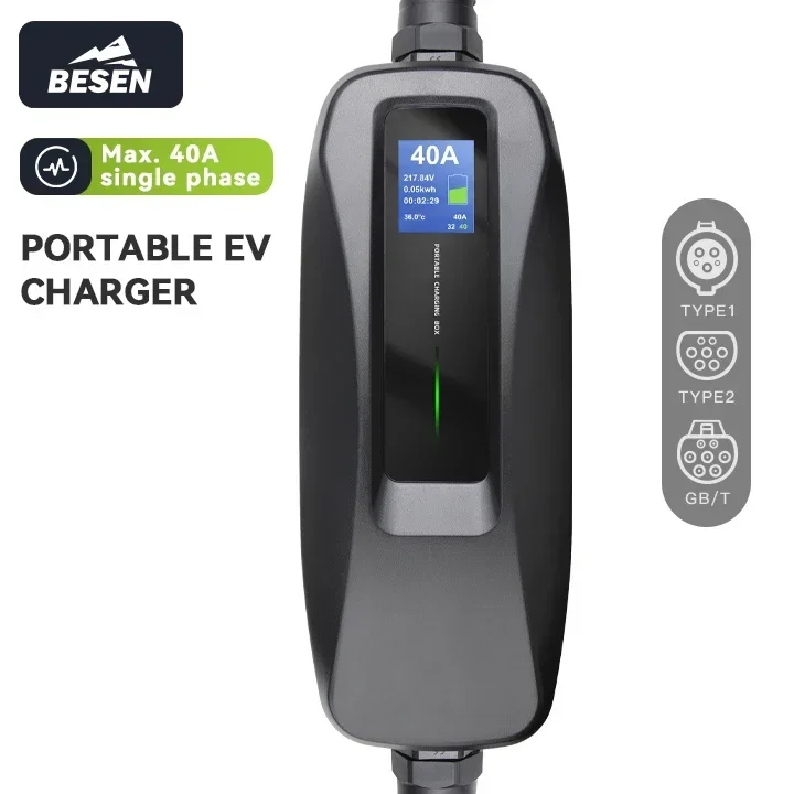 BESEN 8.8kW Portable Type 1 EV - Portable Ev Charger 评论和价格