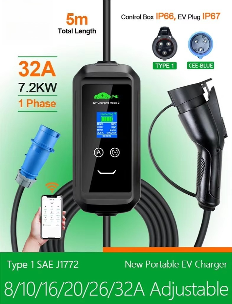 Custom USA AC Portable EV Char - Portable Ev Charger 评论和价格