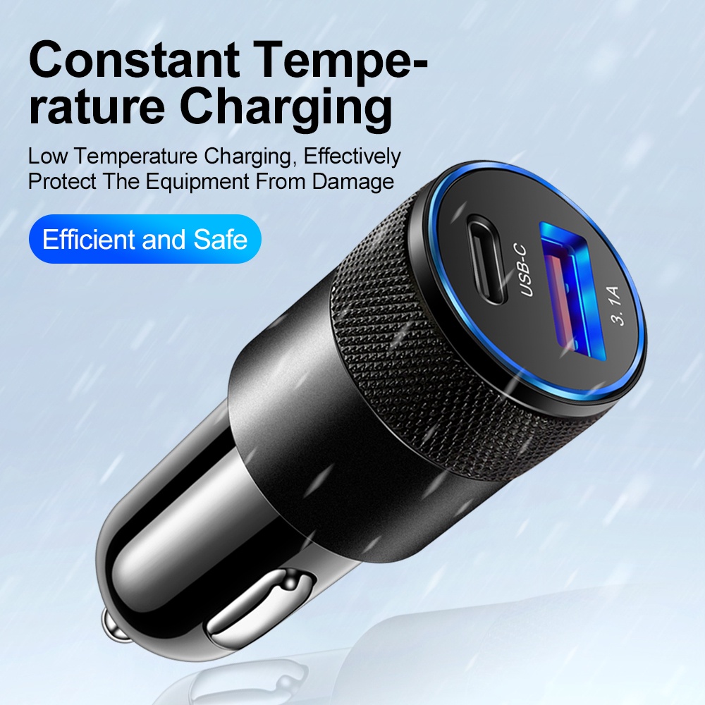 66W USB Car Charger Type C Fas - Fast Ev Charger 评论和价格
