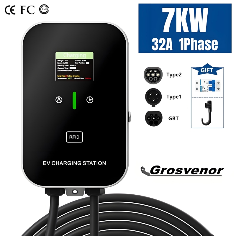 New 7KW Type2 Electric Vehicle - Wallbox Ev 评论和价格