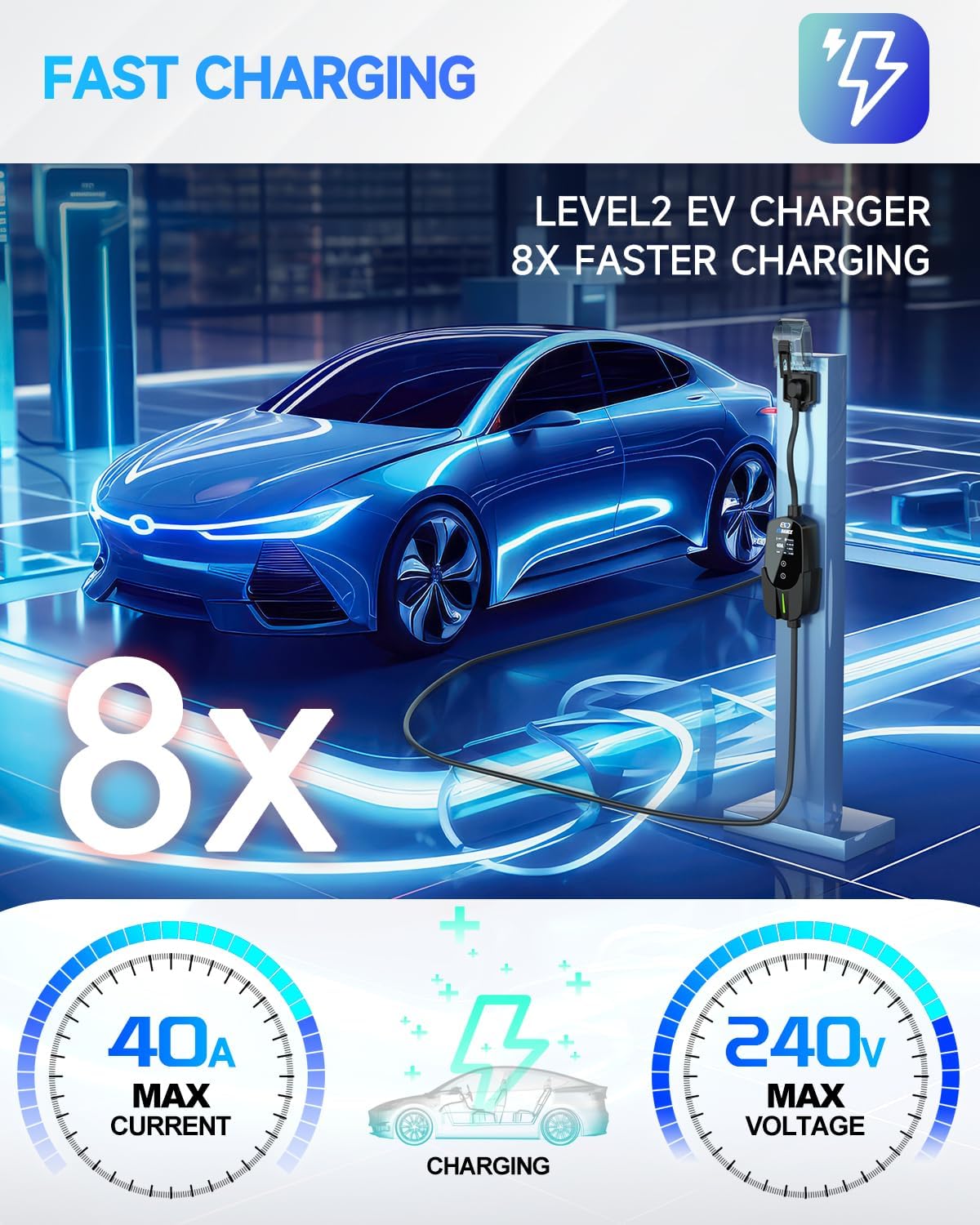 EVDANCE Portable EV Charger fo - Home Ev Charger 评论和价格