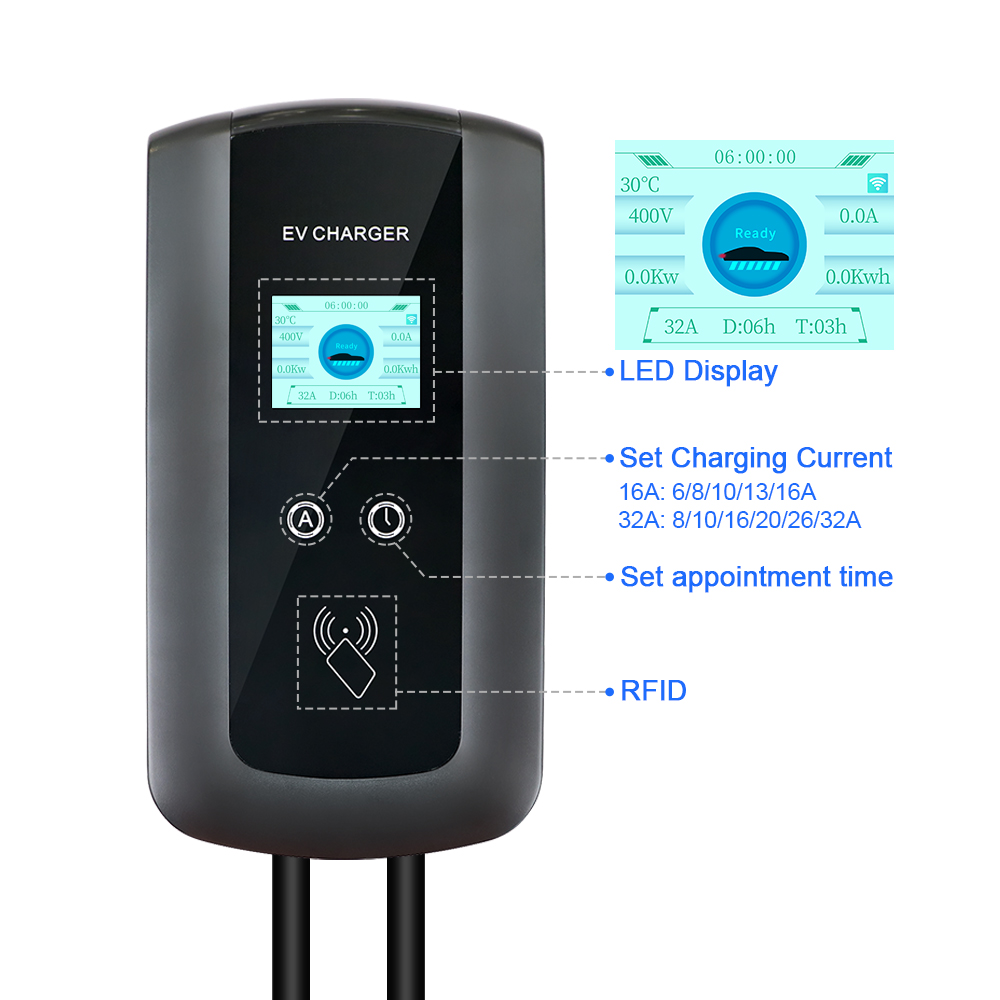 Kolanky 32A 7.2/22KW EV Chargi - Home Ev Charger 评论和价格